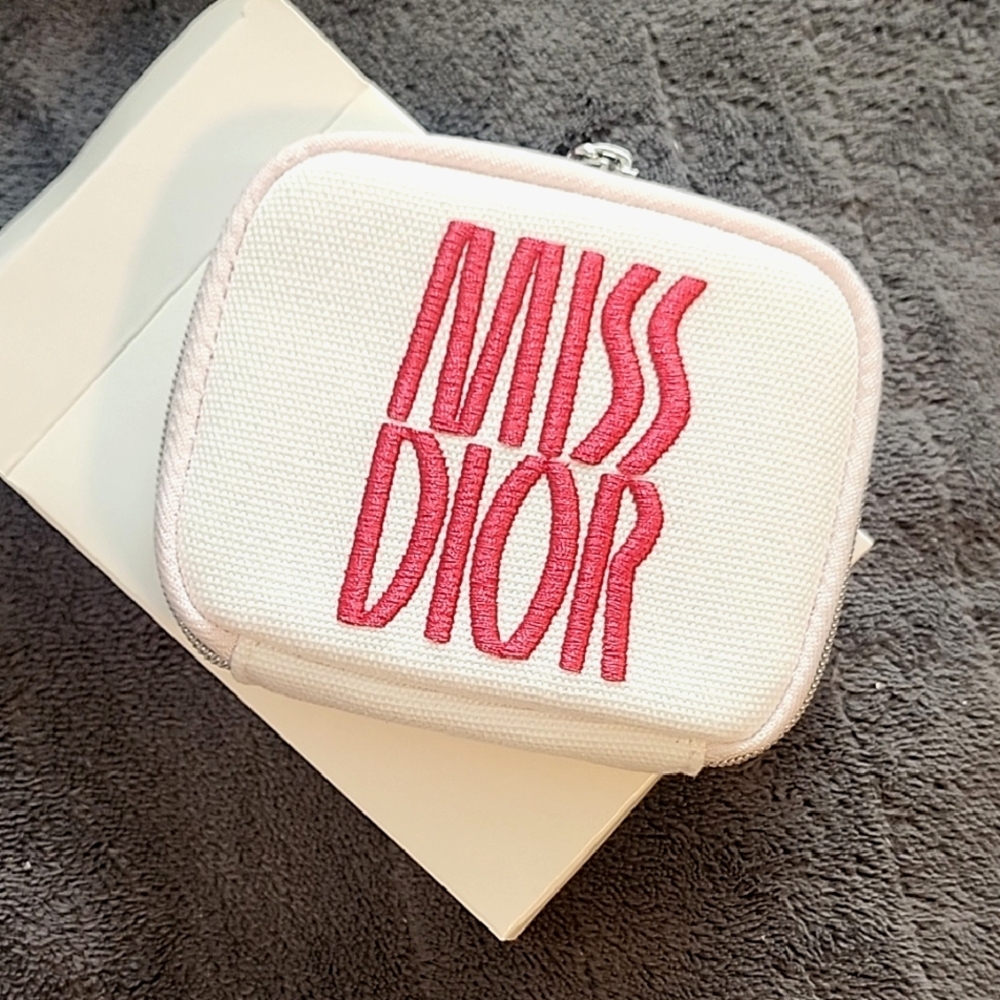 Dior Miss Dior Zipped Coin Purse Card Case Card Holder